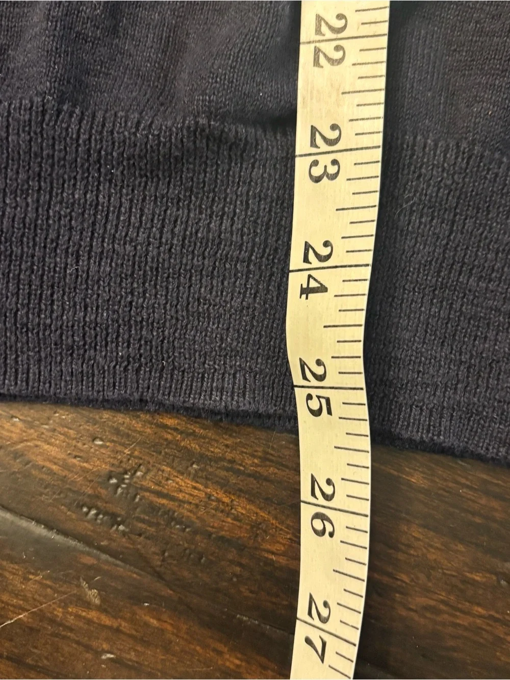 J. Crew Men's V-Neck Sweater in Navy size small